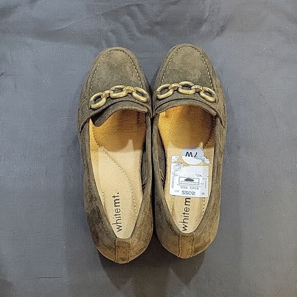 BRAND NEW WHITEMT CHAIN LINKING DESIGN SLIP ON WOMEN"S LOAFER - Picture 6 of 15